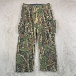 Vintage Big Dutch Rebark Camouflage Cargo Pants Men Medium 34x29 Made in USA